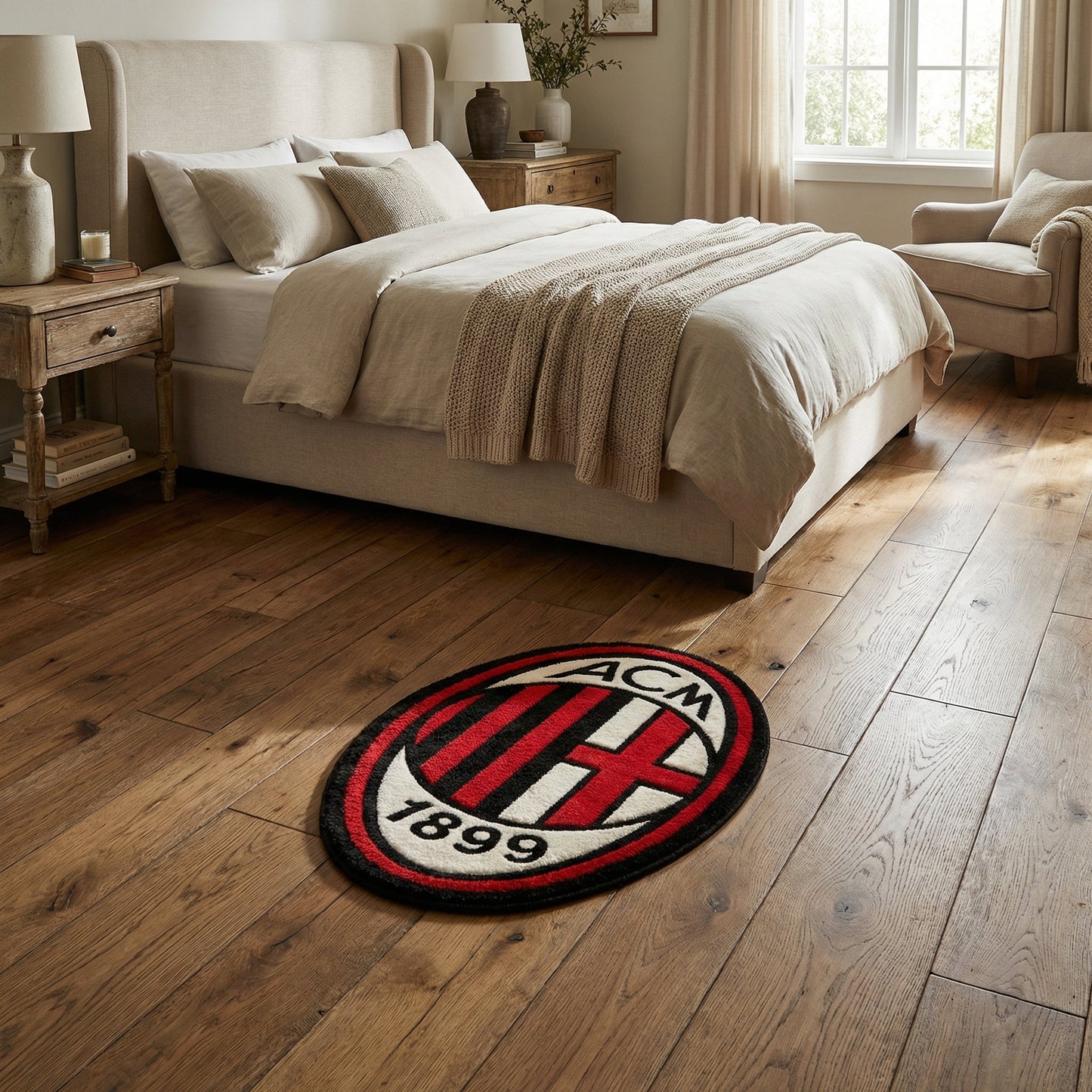Ac Milan® Logo Rug