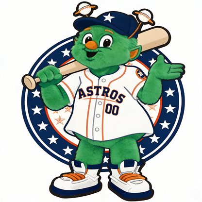 Houston Astros Mascot Rug