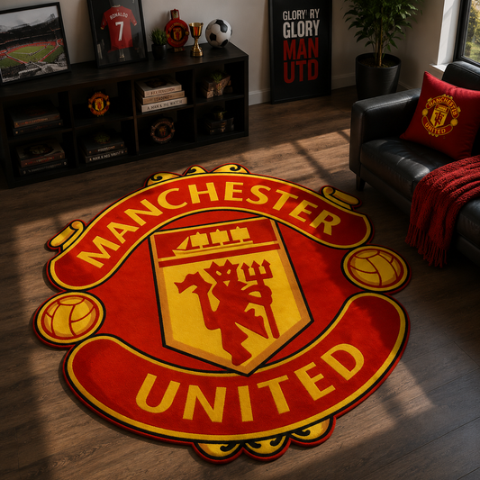 Manchester United FC Logo Rug