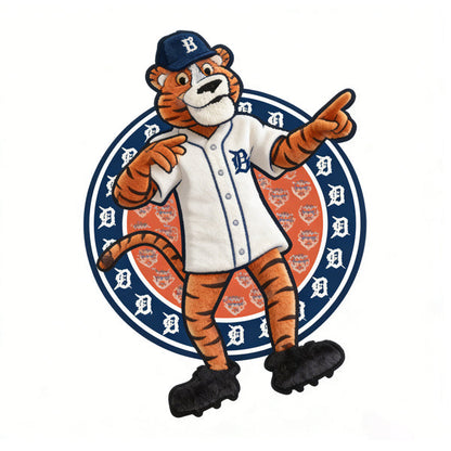 Detroit Tigers Mascot Rug