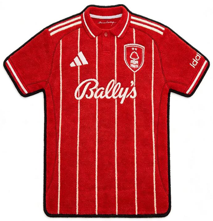 Nottingham Forest jersey Rug