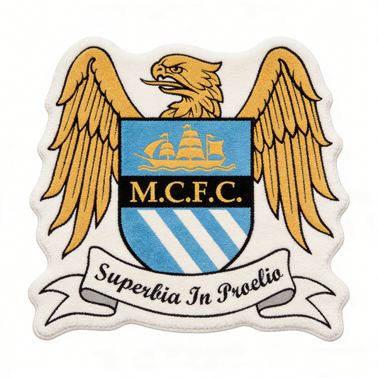 Manchester City FC® Retro Logo Rug