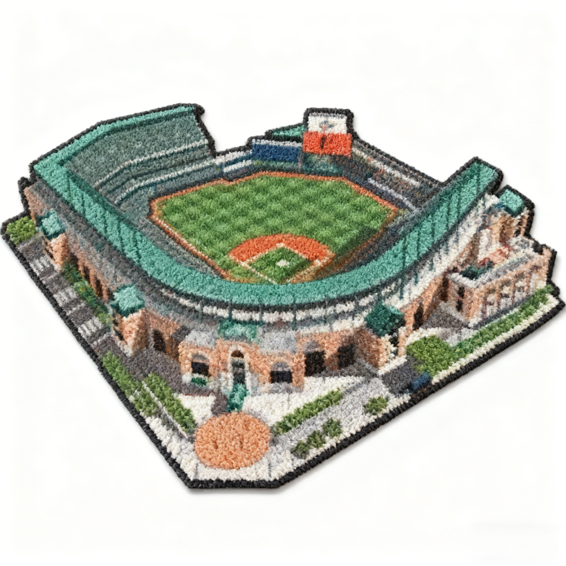 Baltimore Oriolesm Oriole Parkat Camden Yards Stadium Rug