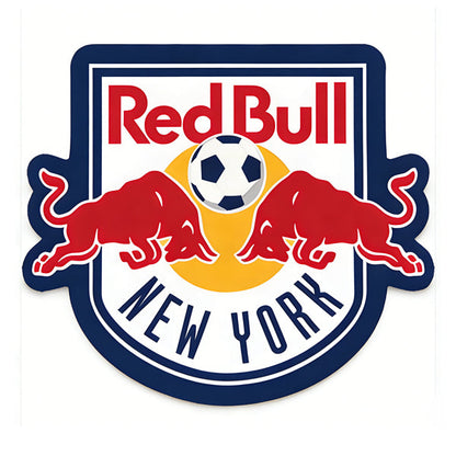 NY Redbulls FC Logo Rug