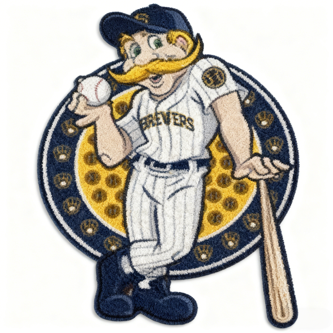 Milwaukee Brewers Mascot Rug