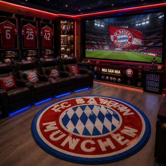 FC Bayern Munich Logo Rug