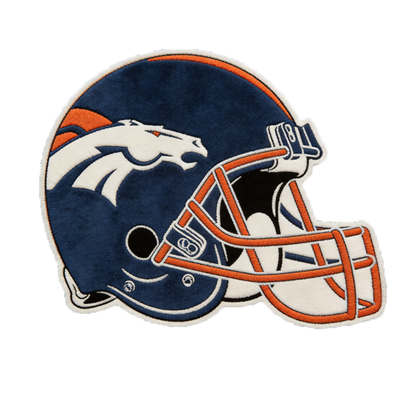 Denver Broncos Helmet Rug