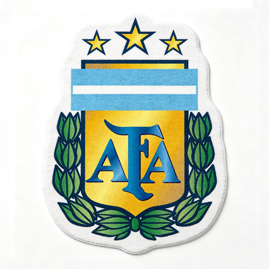Argentine Football Association Logo Rug