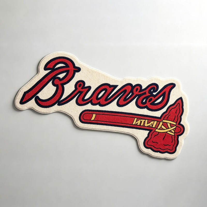 Atlanta Braves Logo Rug