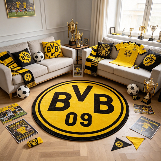 Borussia Dortmund Logo Rug