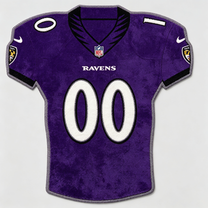 Baltimore Ravens Uniform Rug