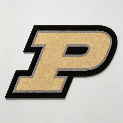 Boilermakers LOGO Rug -Purdue