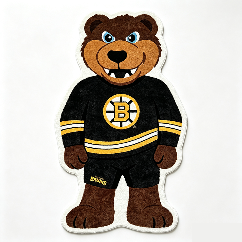 Boston Bruins mascot Rug