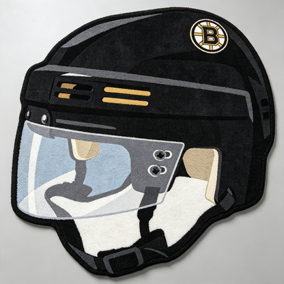 Boston Bruins Helmet Rug