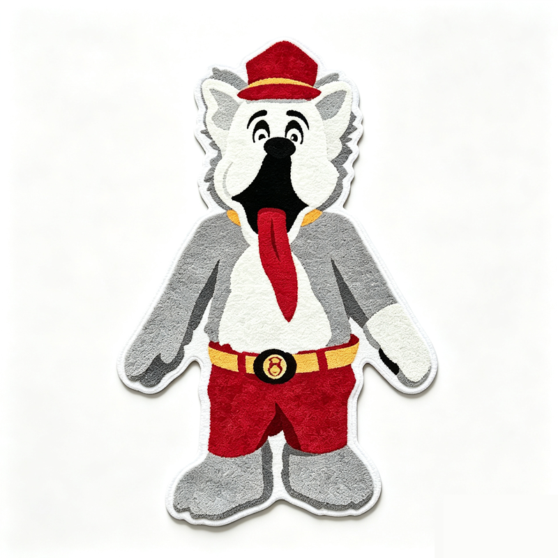 Calgary Flames mascot Rug