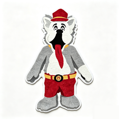 Calgary Flames mascot Rug