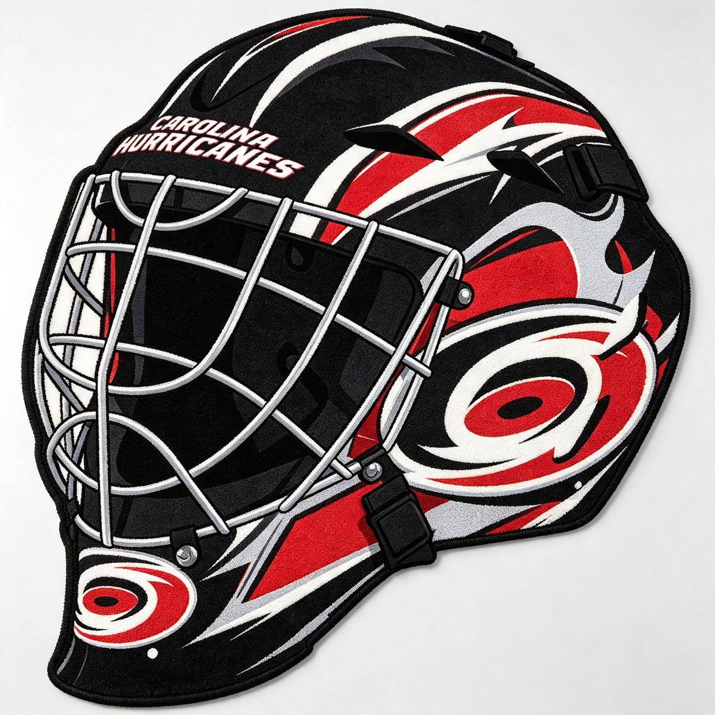 Carolina Hurricanes Goalie Helmet Rug