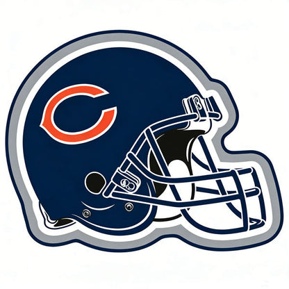 Chicago Bears Helmet Rug