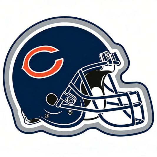 Chicago Bears Helmet Rug