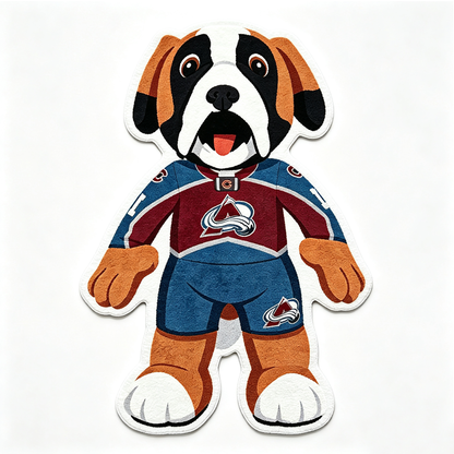 Colorado Avalanche mascot Rug