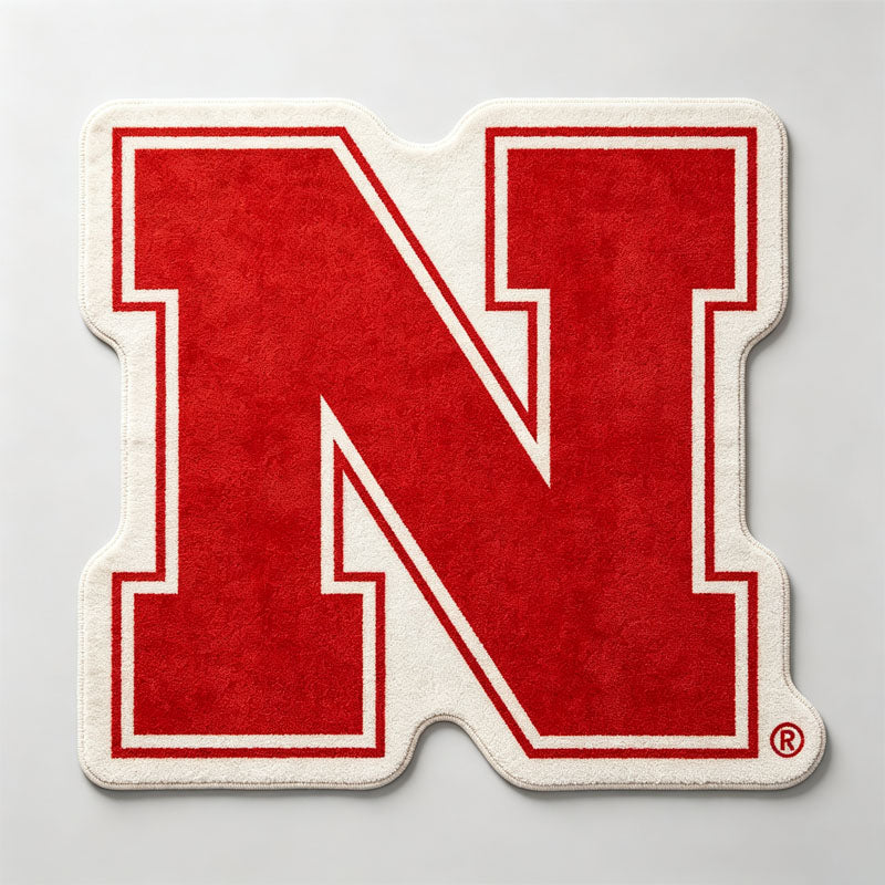 Cornhuskers Logo Rug - Nebraska