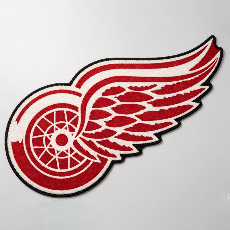 Detroit Red Wings Logo Rug （1949-2025）