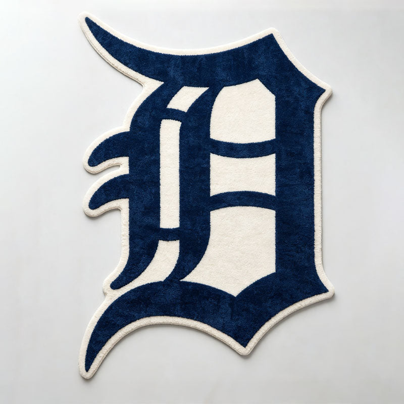 Detroit Tigers Logo Rug