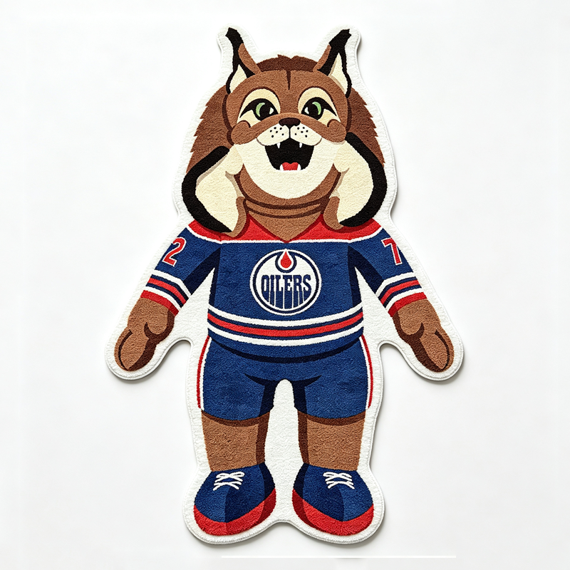 Edmonton Oilers mascot Rug