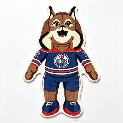 Edmonton Oilers mascot Rug