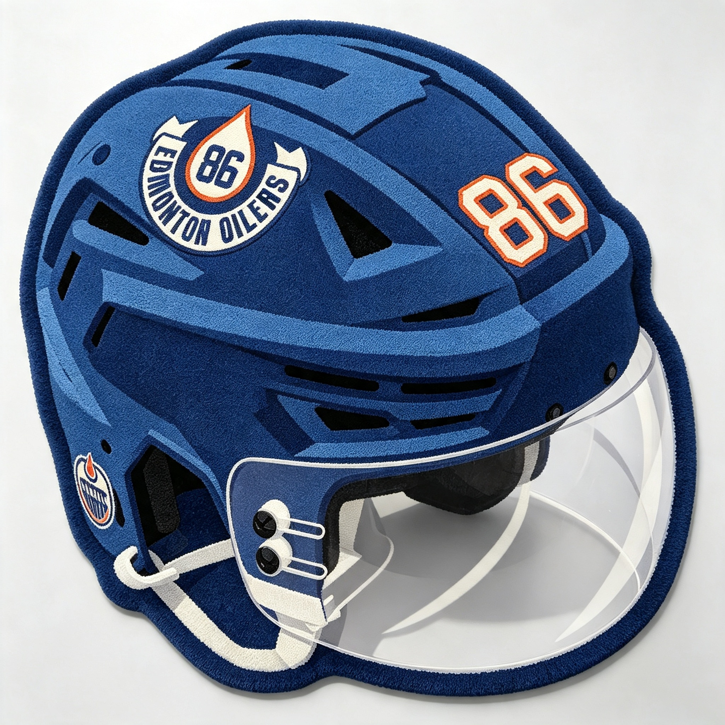 Edmonton Oilers Helmet Rug