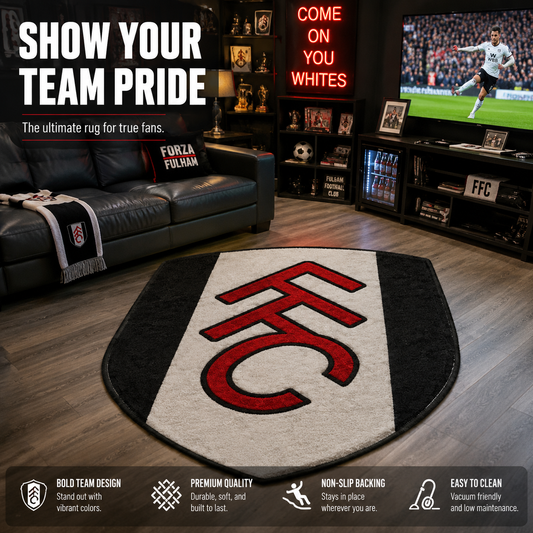 Fulham FC Logo Rug