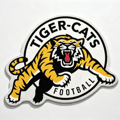 Hamilton Tiger-Cats Logo Rug