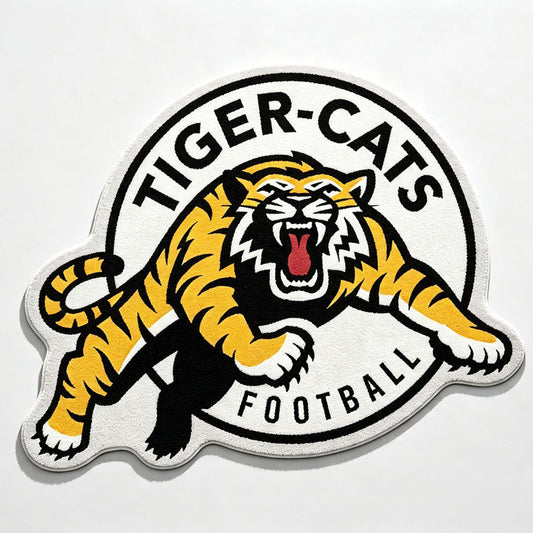 Hamilton Tiger-Cats Logo Rug