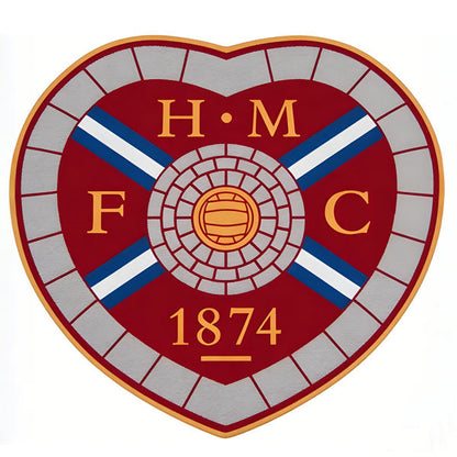 Heart of Midlothian F.C Logo Rug
