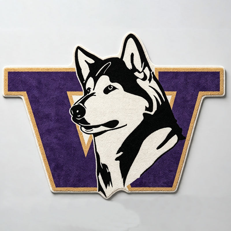 Huskies Logo Rug - Washington