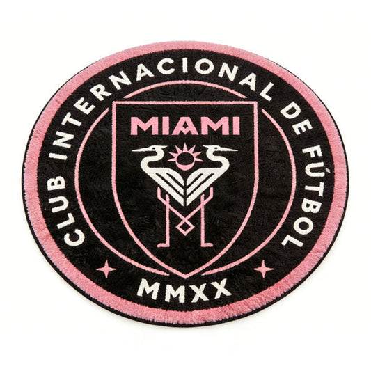 Inter Miami  FC Logo Rug