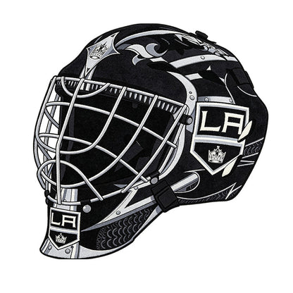 Los Angeles Kings Goalie Helmet Rug