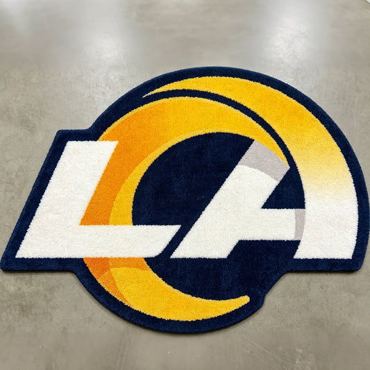 Los Angeles Rams Logo Rug