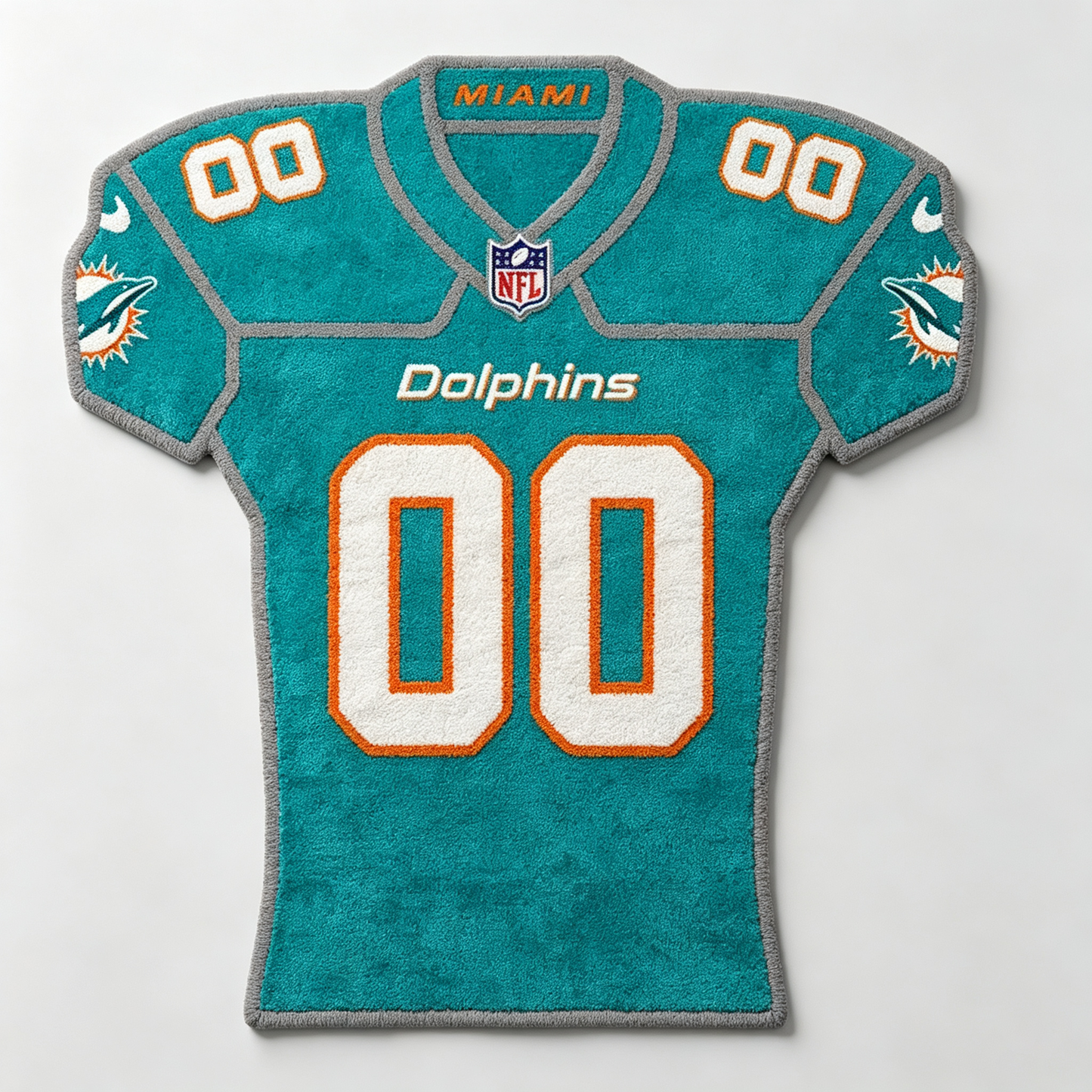 Miami Dolphins Uniform Rug