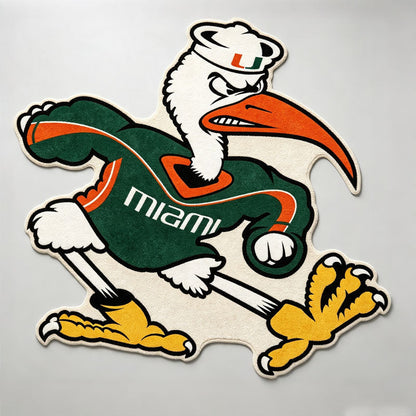 Miami Hurricanes Rug