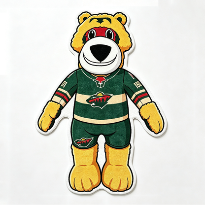 Minnesota Wild mascot Rug