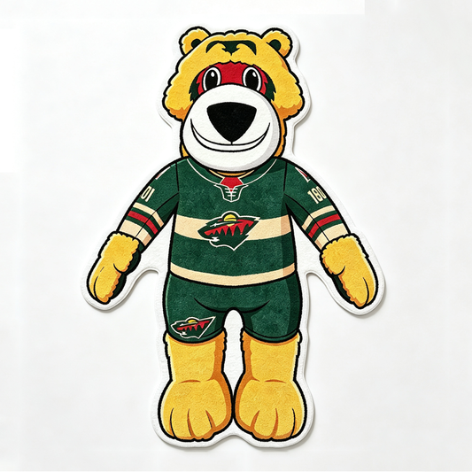Minnesota Wild mascot Rug