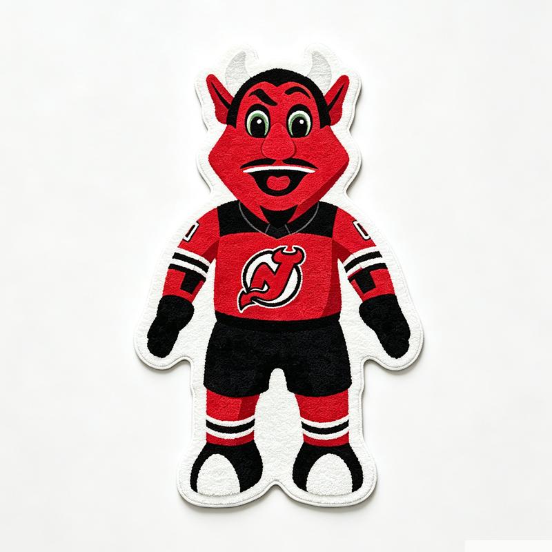 New Jersey Devils mascot Rug