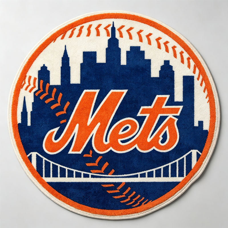 New York Mets Logo Rug