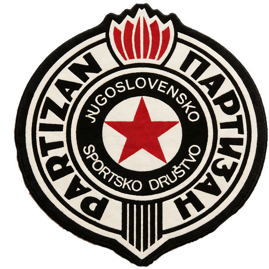 Partizan Football Club Logo Rug