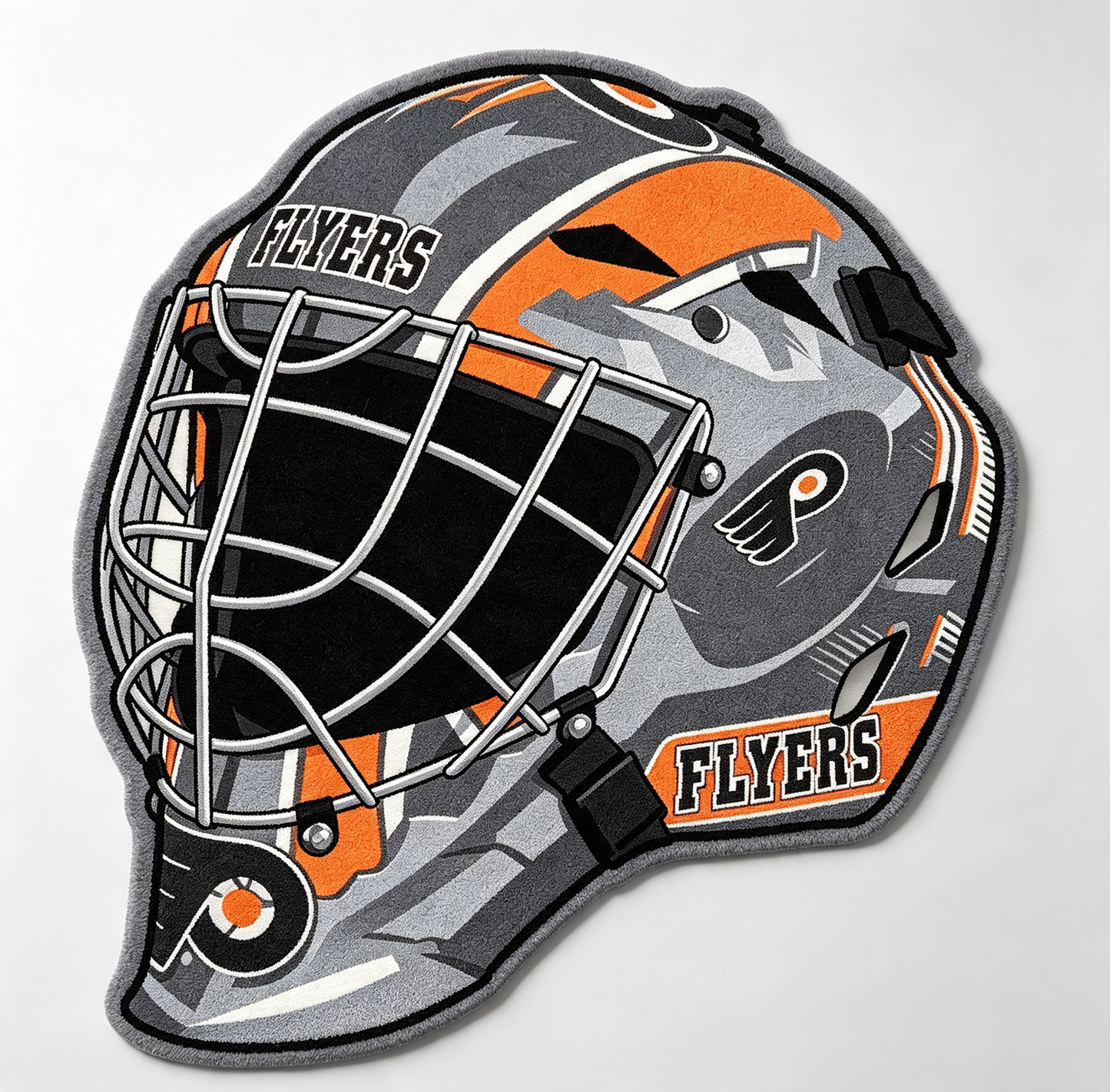 Philadelphia Flyers Goalie Helmet Rug