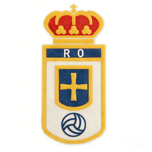 Real Oviedo Logo Rug