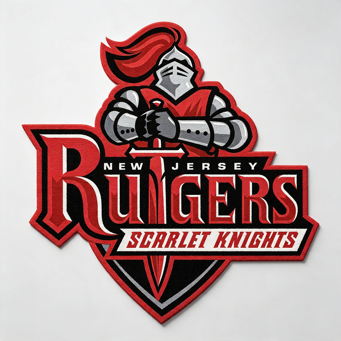 Scarlet Knights Rug -Rutgers