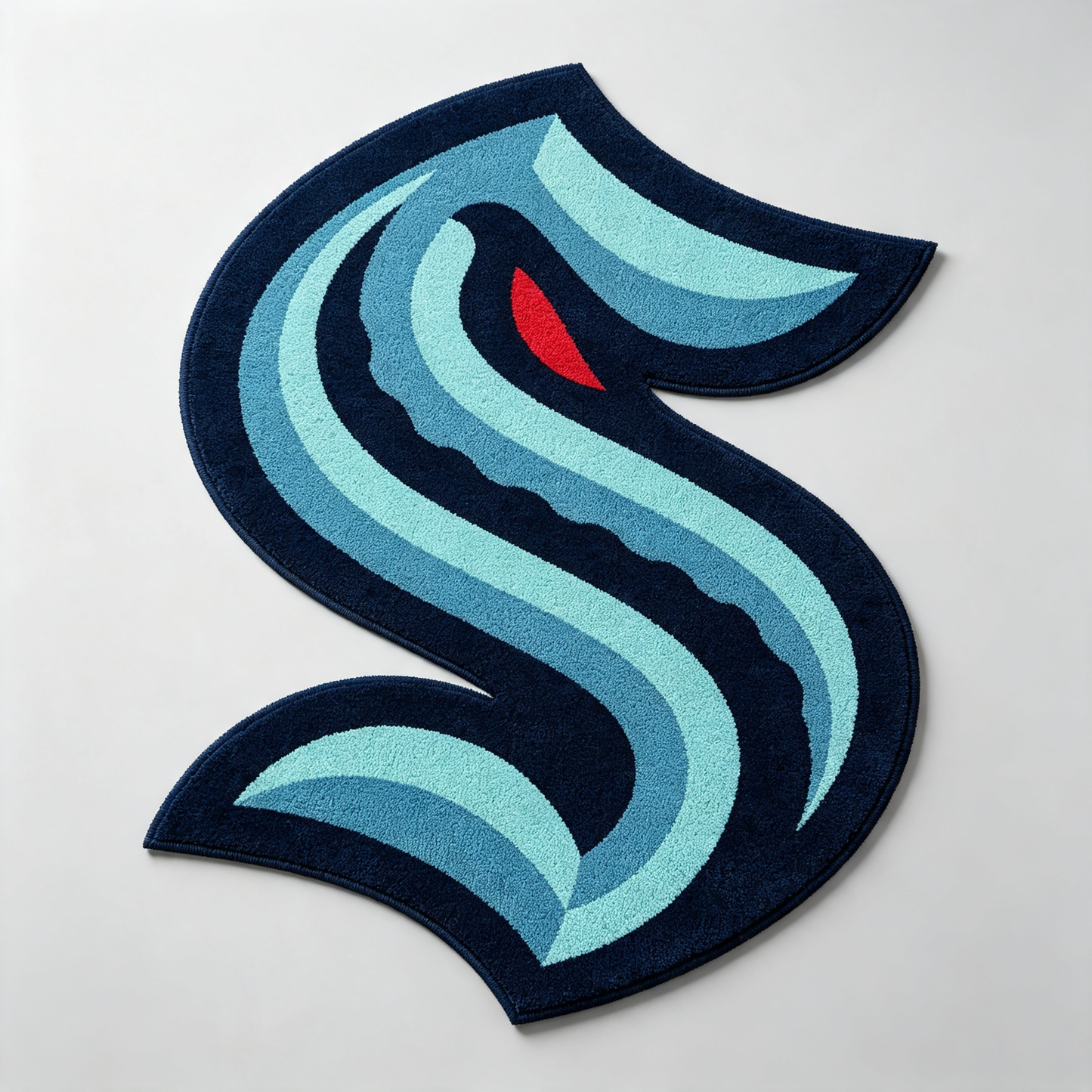 Seattle Kraken Logo Rug