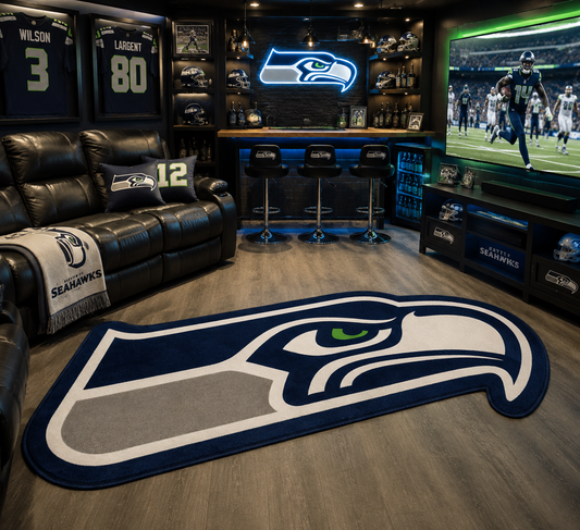 Seattle Seahawks Logo Rug